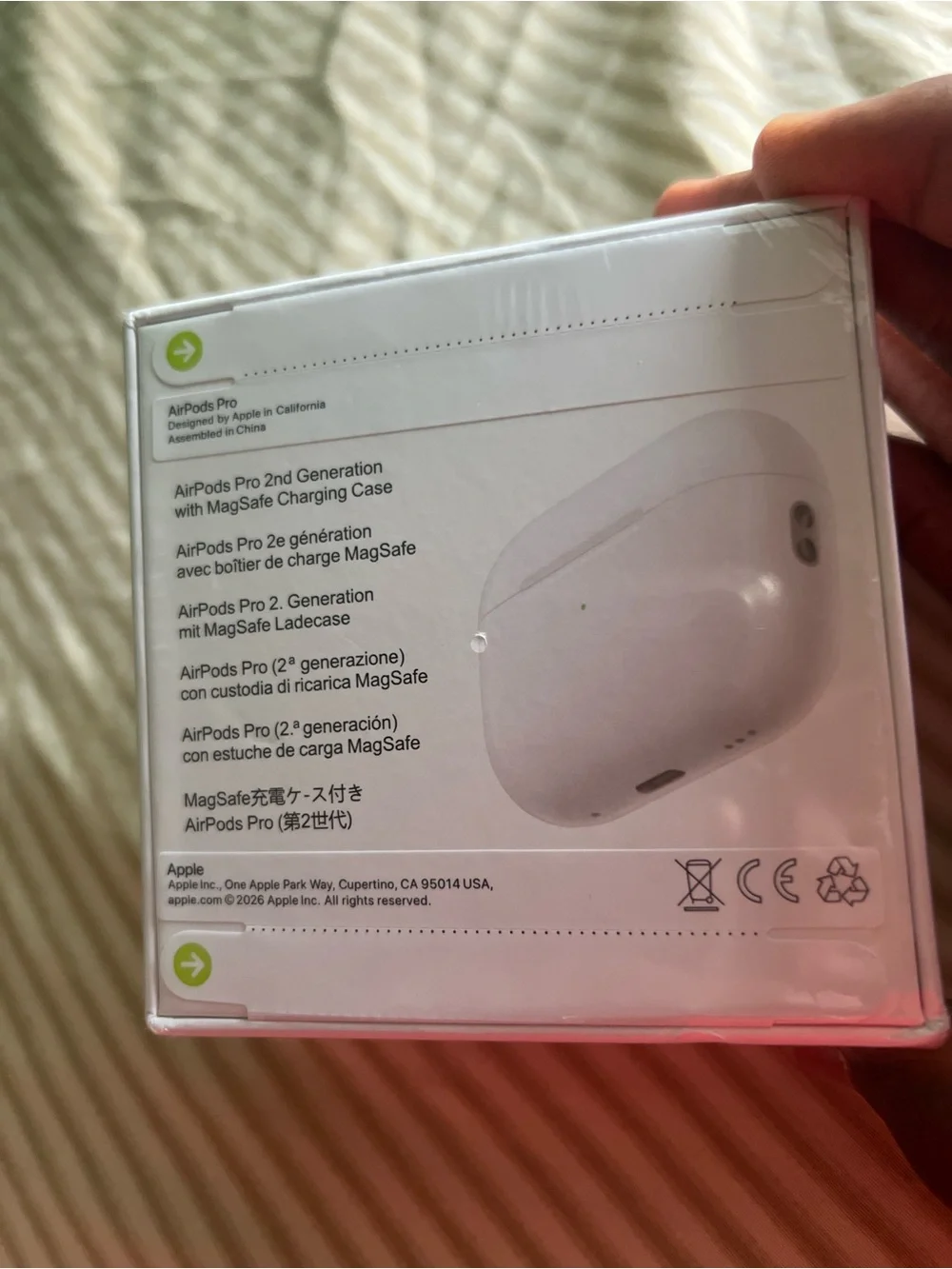 Apple AirPods Pro 2nd Generation Earbuds in White